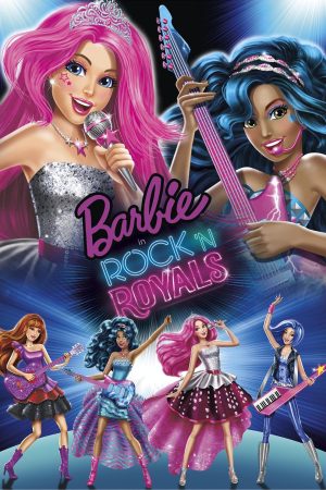 Poster phim Barbie và nhạc hội rock hoàng gia