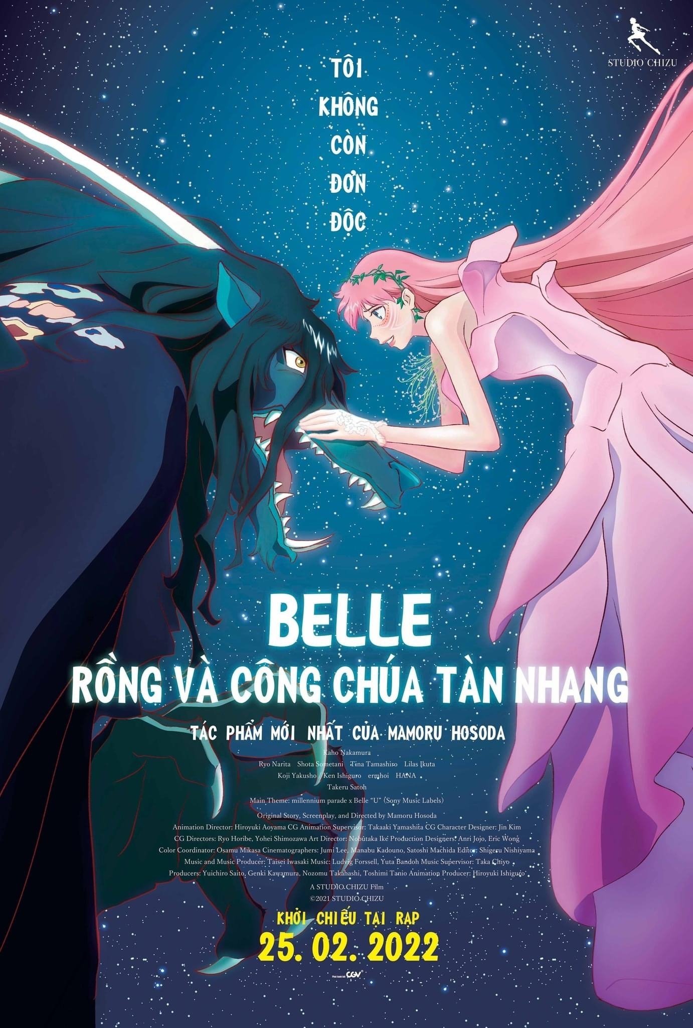 Poster phim Belle: Rồng và công chúa tàn nhang