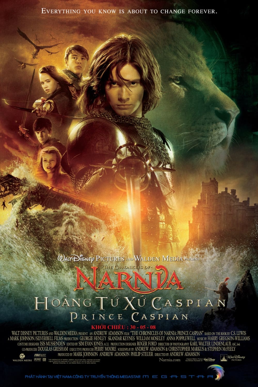 Poster phim Biên Niên Sử Narnia: Hoàng Tử Caspian