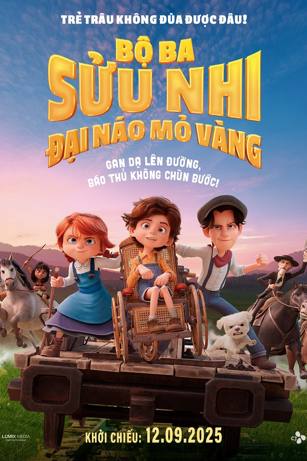 Poster phim Bộ Ba Sửu Nhi Đại Náo Mỏ Vàng