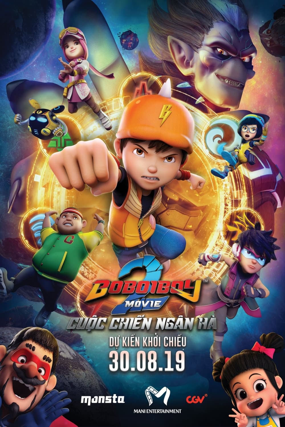 Poster phim BoBoiBoy 2: Cuộc chiến ngân hà