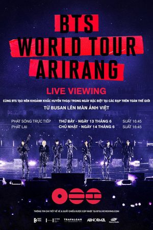 Poster phim BTS World Tour ‘Arirang’ tại Busan: Xem trực tiếp