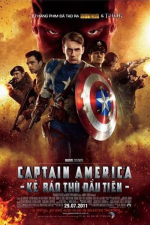 Poster phim Captain America: Kẻ Báo Thù Đầu Tiên