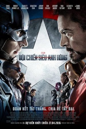 Poster phim Captain America: Nội Chiến Siêu Anh Hùng