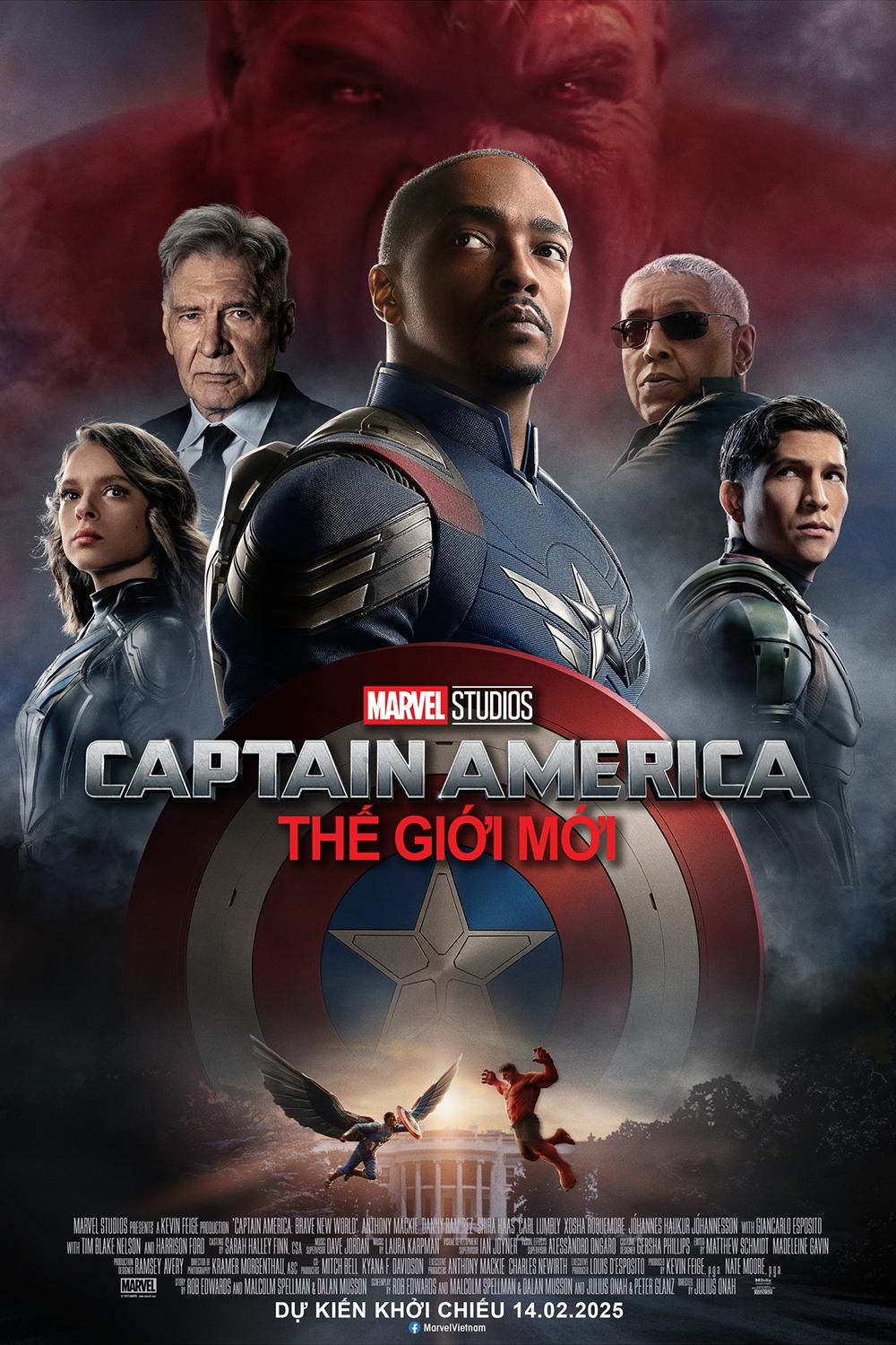Poster phim Captain America: Thế Giới Mới