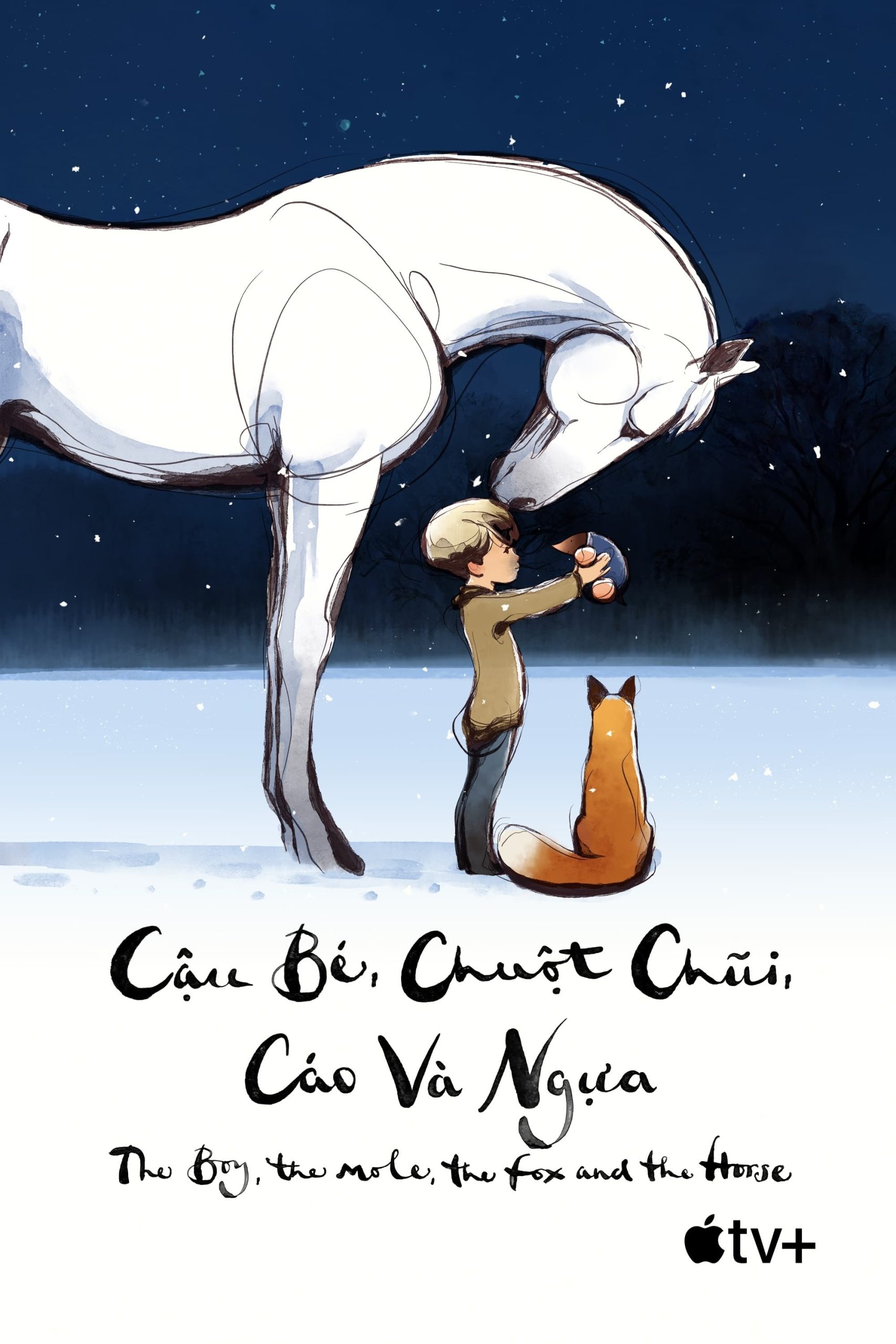 Poster phim Cậu bé, Chuột chũi, Cáo và Ngựa