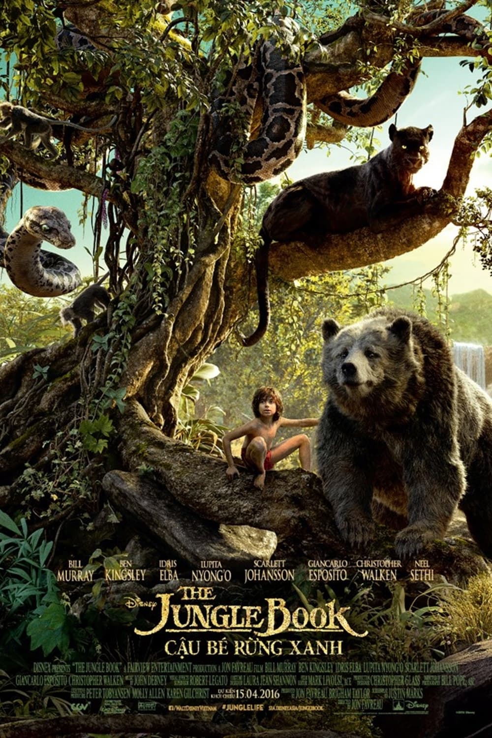 Poster phim Cậu Bé Rừng Xanh