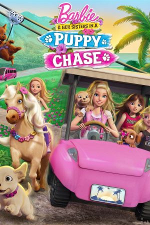 Poster phim Chị em Barbie đuổi theo các chú cún