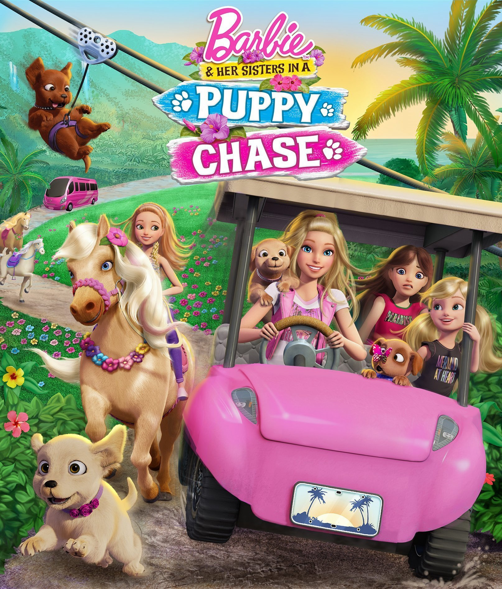 Poster phim Chị em Barbie đuổi theo các chú cún