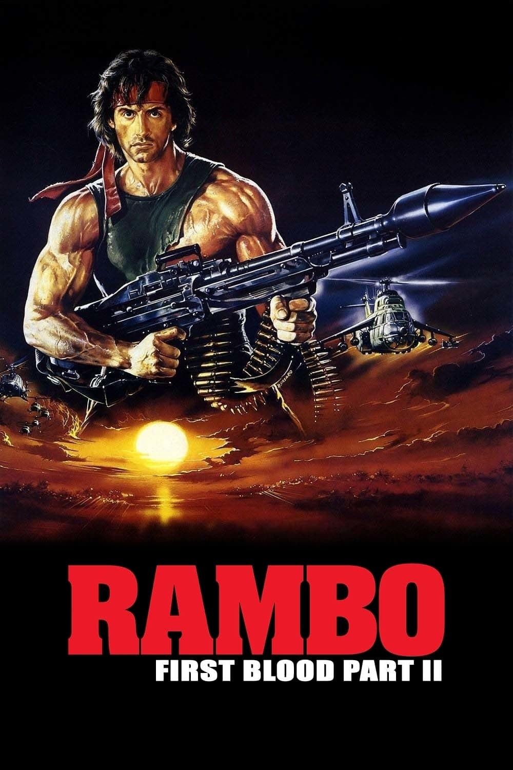 Poster phim Chiến Binh Rambo 2