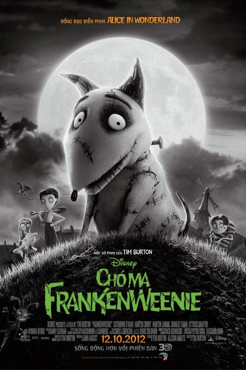 Poster phim Chó Ma Frankenweenie