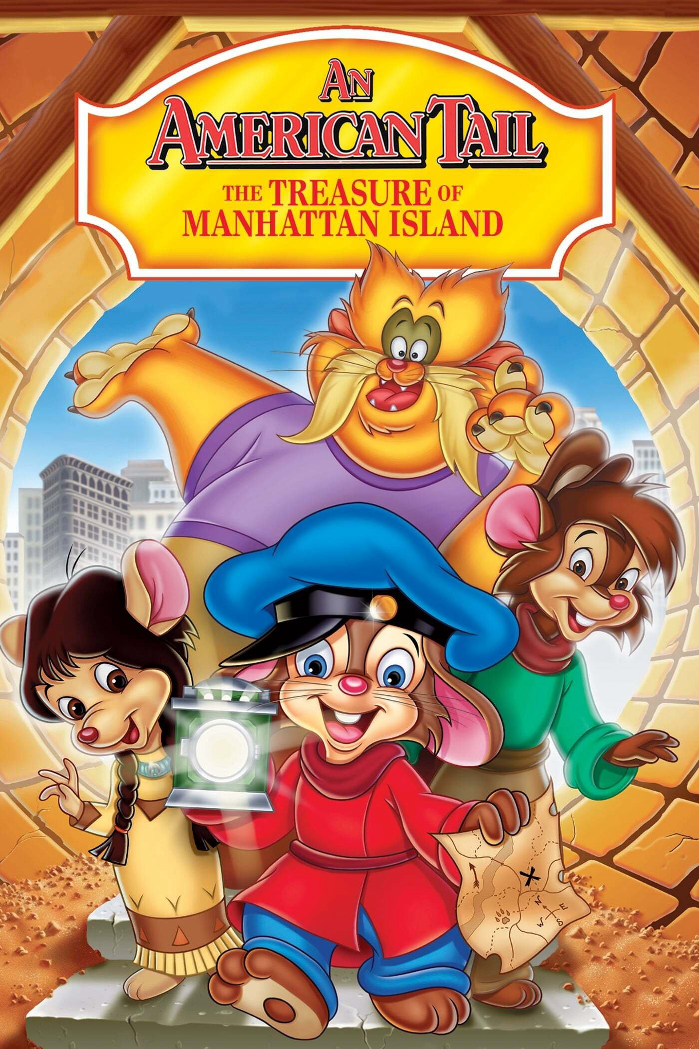 Poster phim Chú Chuột Mỹ 3 Kho Báu Đảo Manhattan