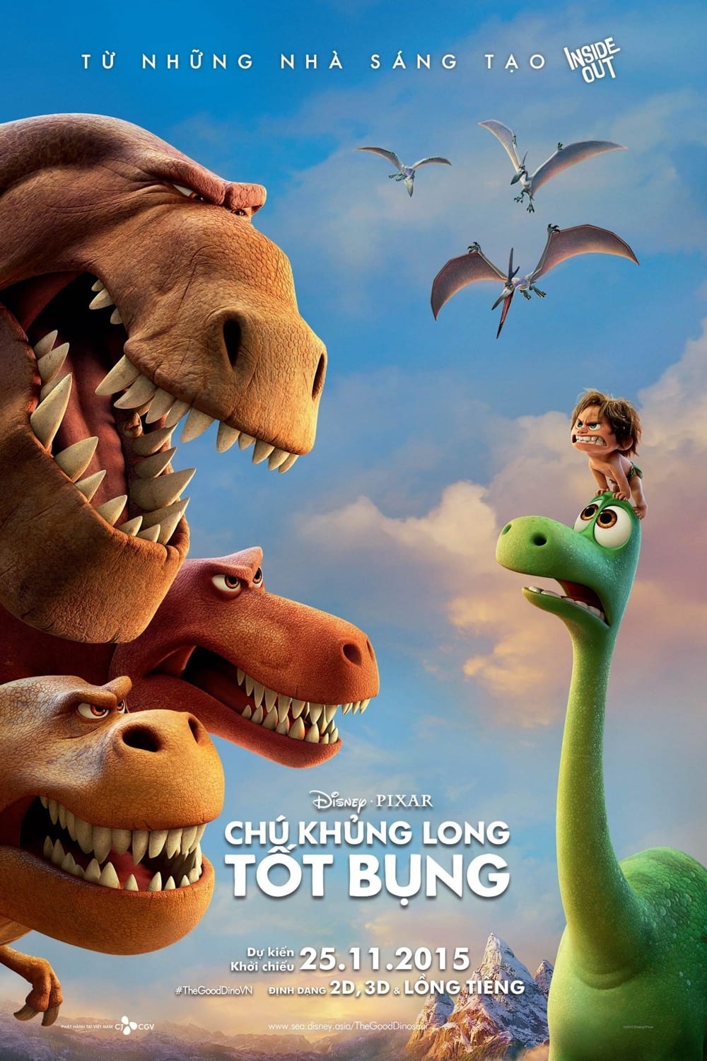 Poster phim Chú Khủng Long Tốt Bụng