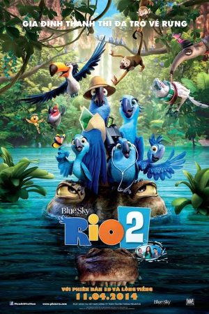 Poster phim Chú Vẹt Rio 2