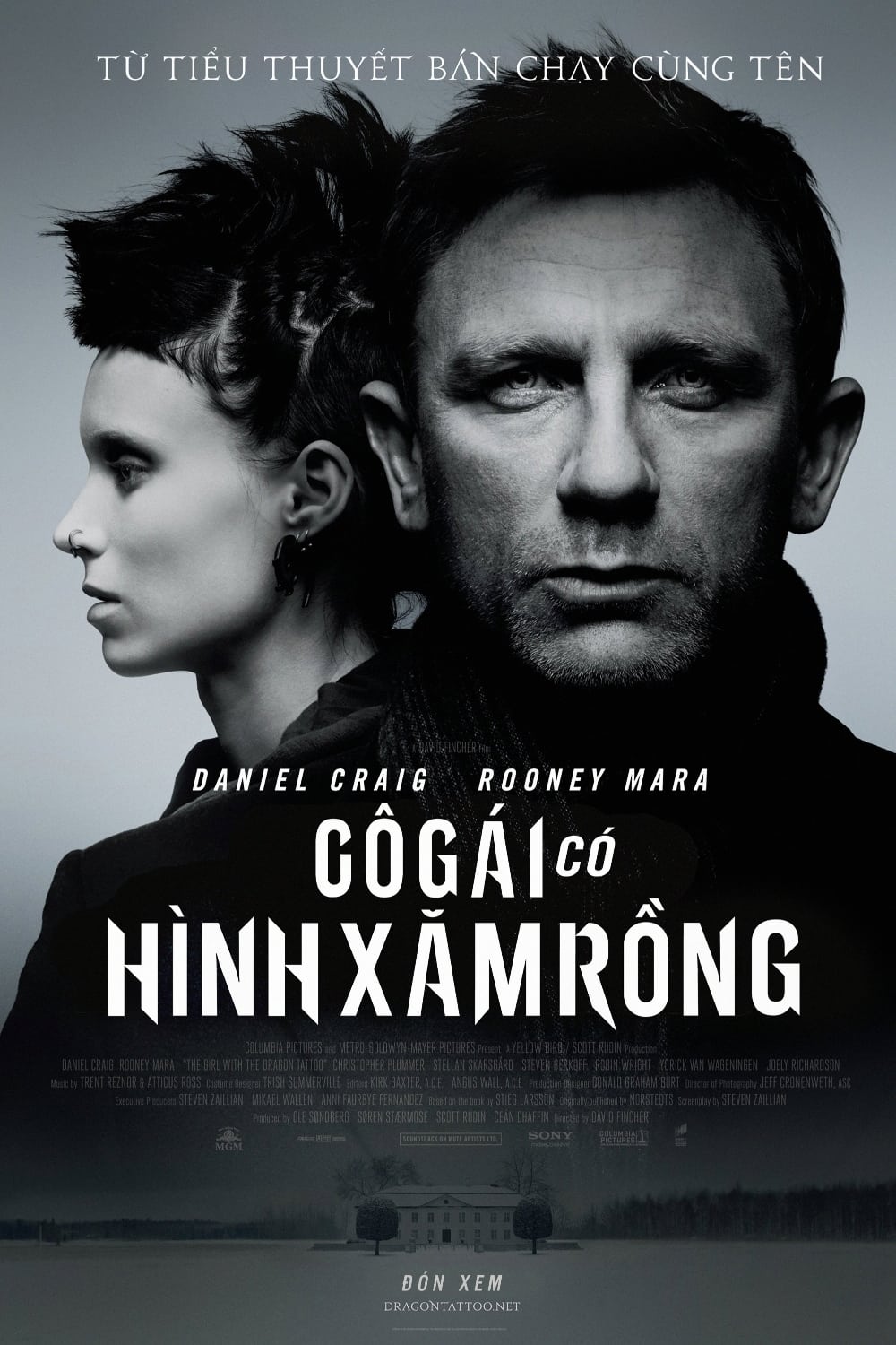 Poster phim Cô Gái Có Hình Xăm Rồng