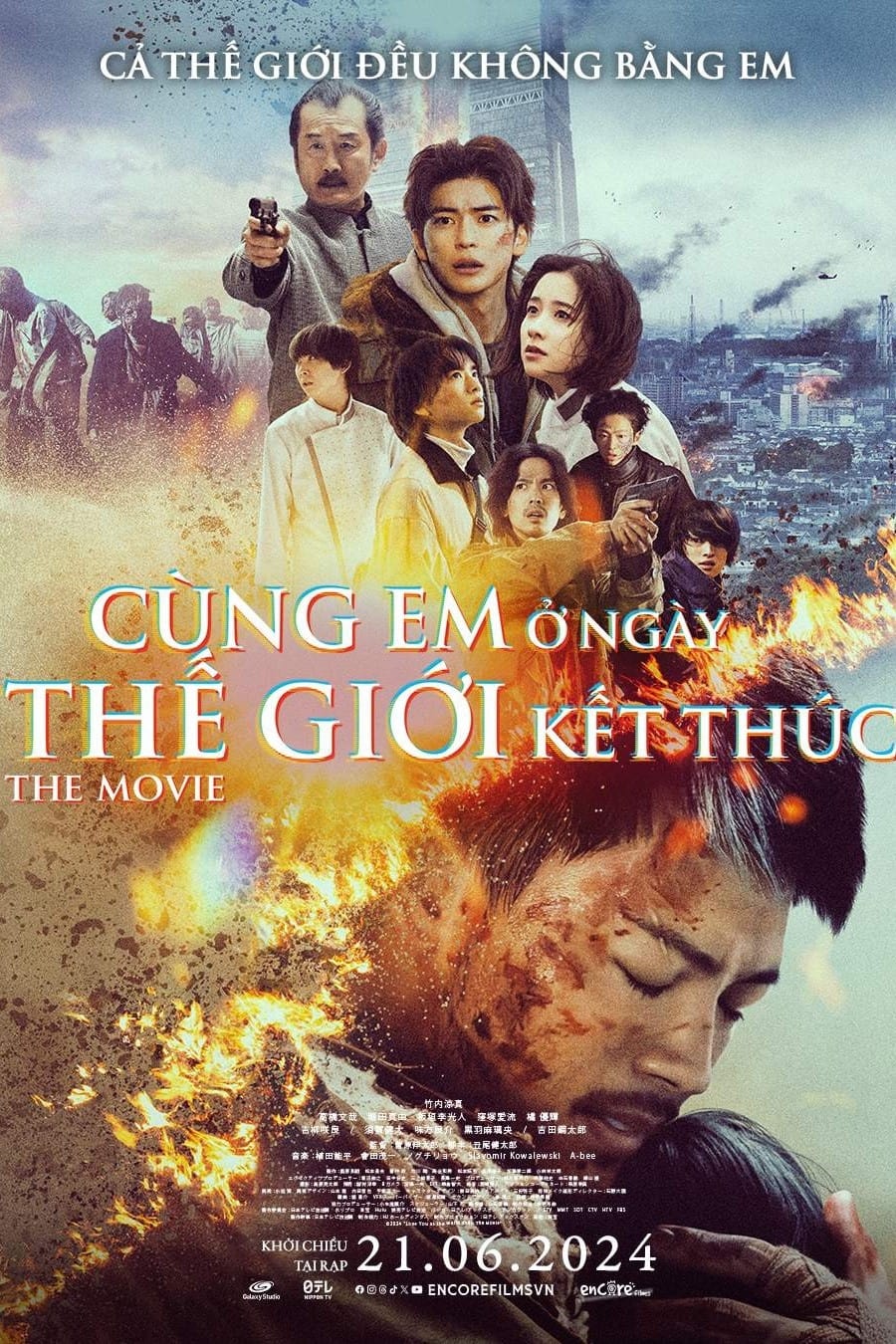 Poster phim Cùng Em Ở Ngày Thế Giới Kết Thúc (Bản Điện Ảnh)