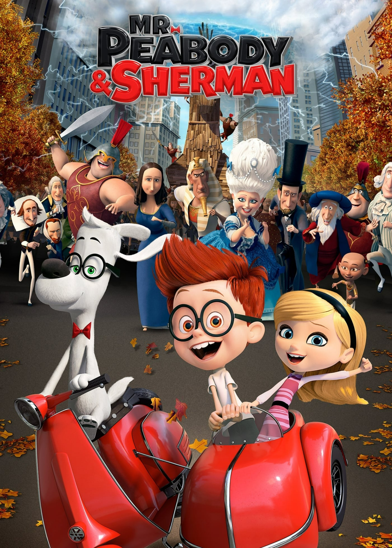 Poster phim Cuộc Phiêu Lưu Của Mr. Peabody & Cậu Bé Sherman