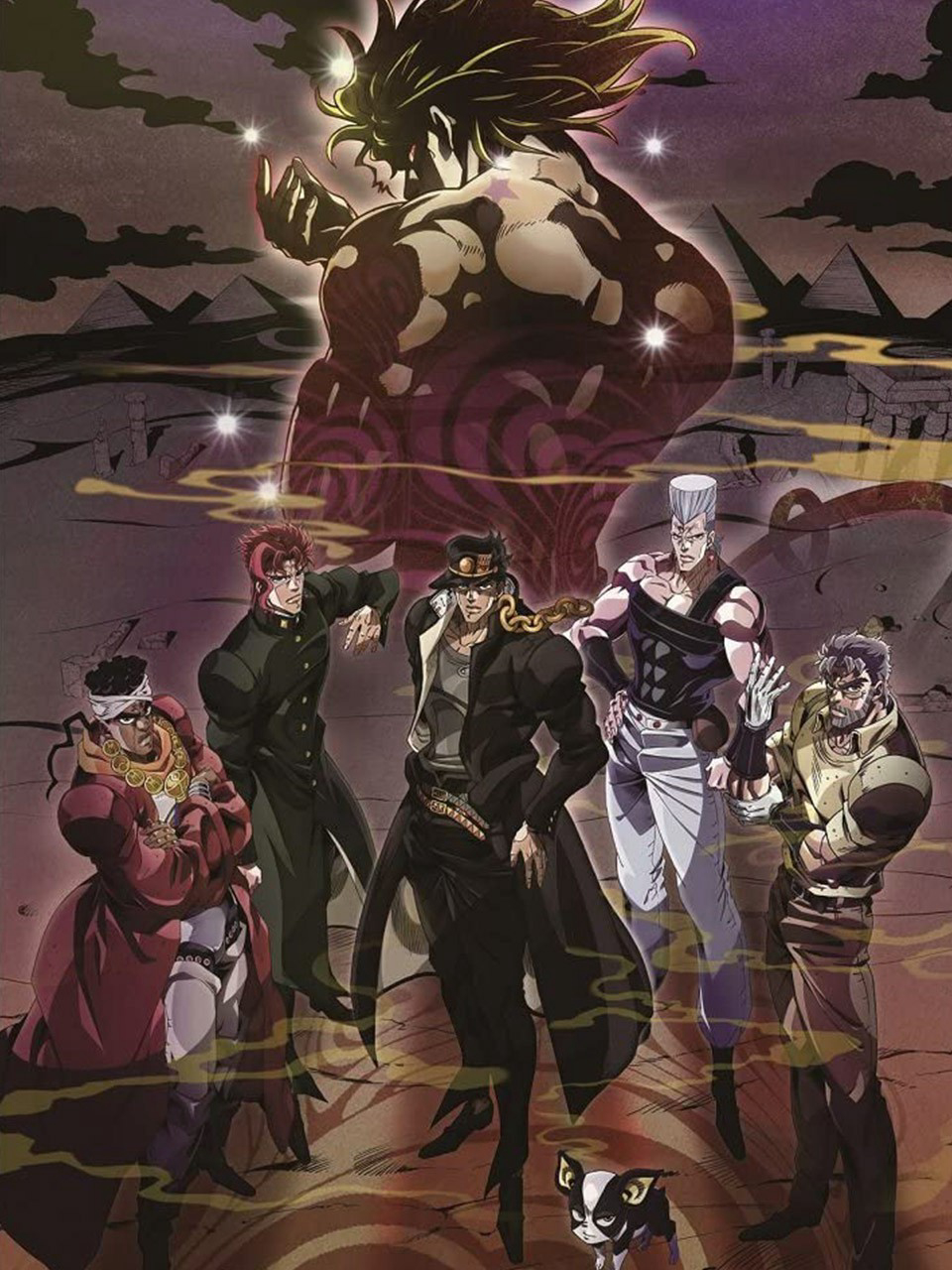 Poster phim Cuộc phiêu lưu kỳ bí của Jojo: chiến binh Stardust – Phần Ai Cập
