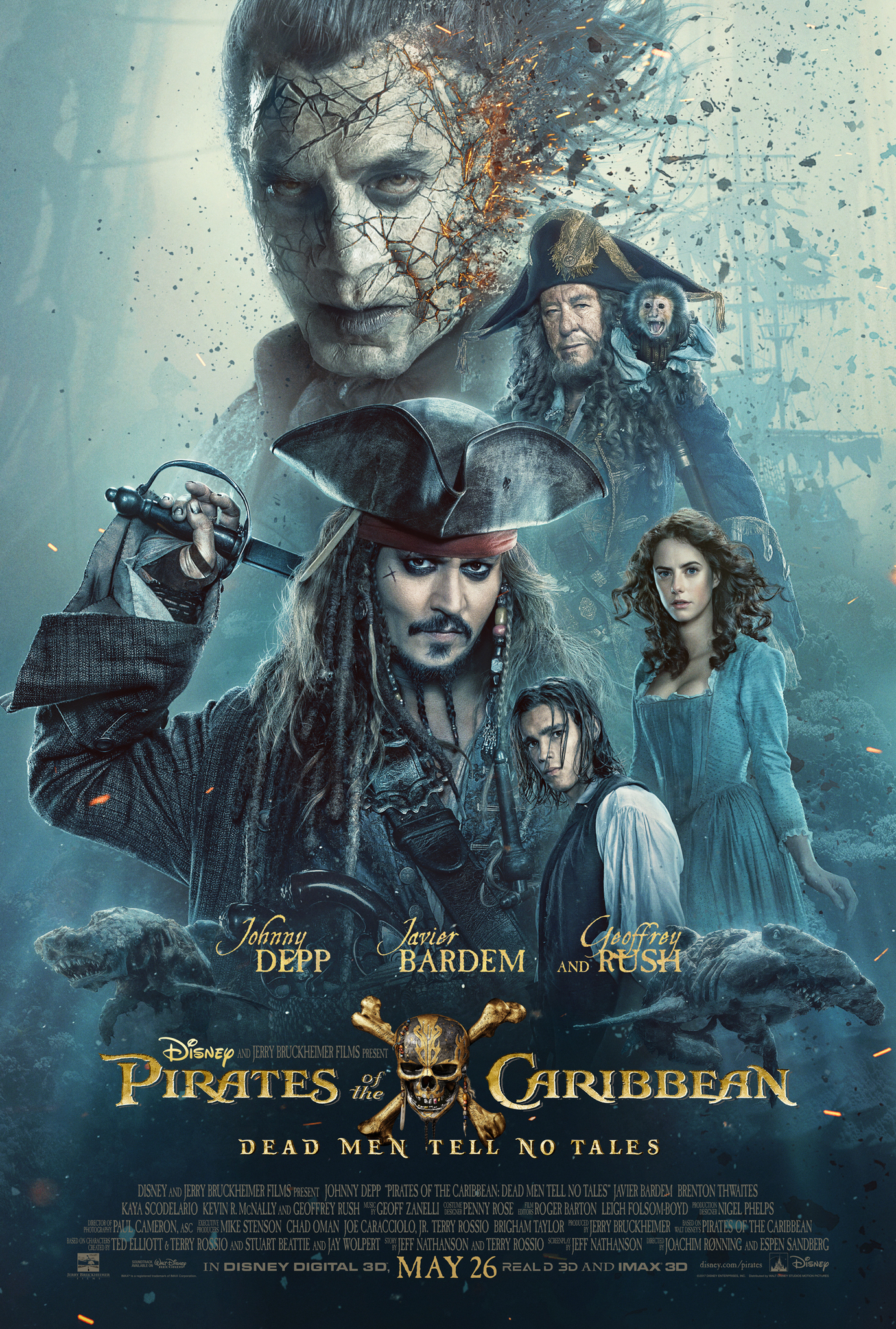 Poster phim Cướp Biển Vùng Caribbe (Phần 5): Salazar Báo Thù