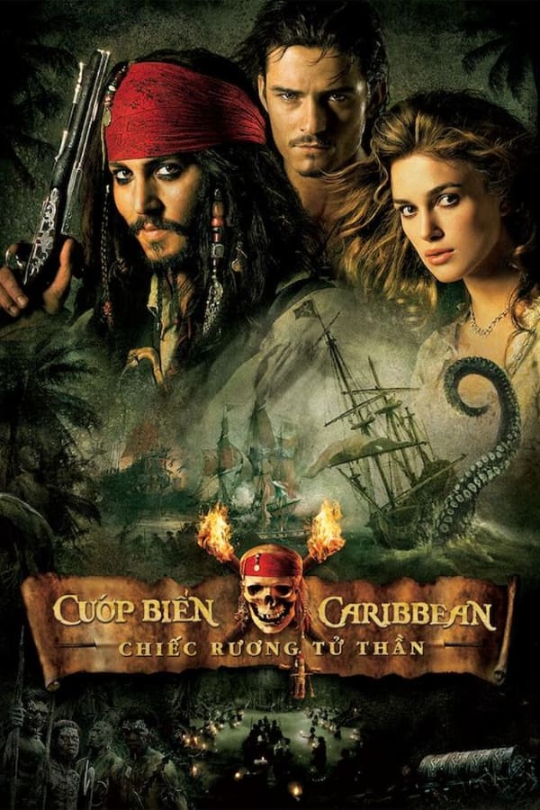 Poster phim Cướp biển vùng Caribbe (Phần 2): Chiếc rương tử thần