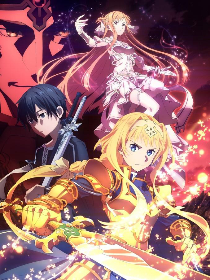 Poster phim Đao Kiếm Thần Vực Alicization – Đại Chiến Thế Giới Ngầm