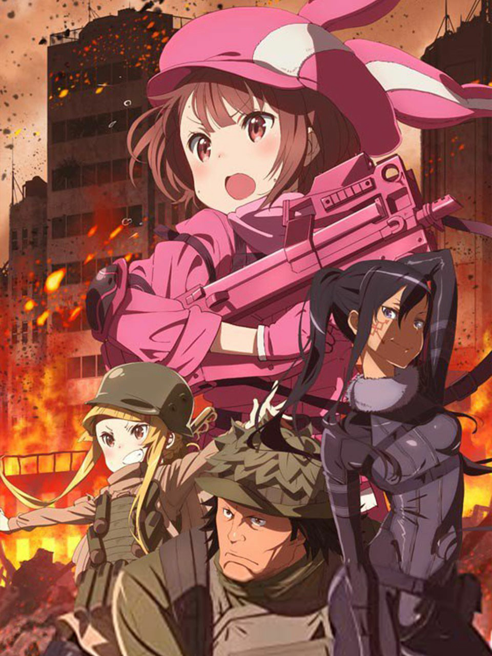 Poster phim Đao Kiếm Thần Vực Gun Gale Online