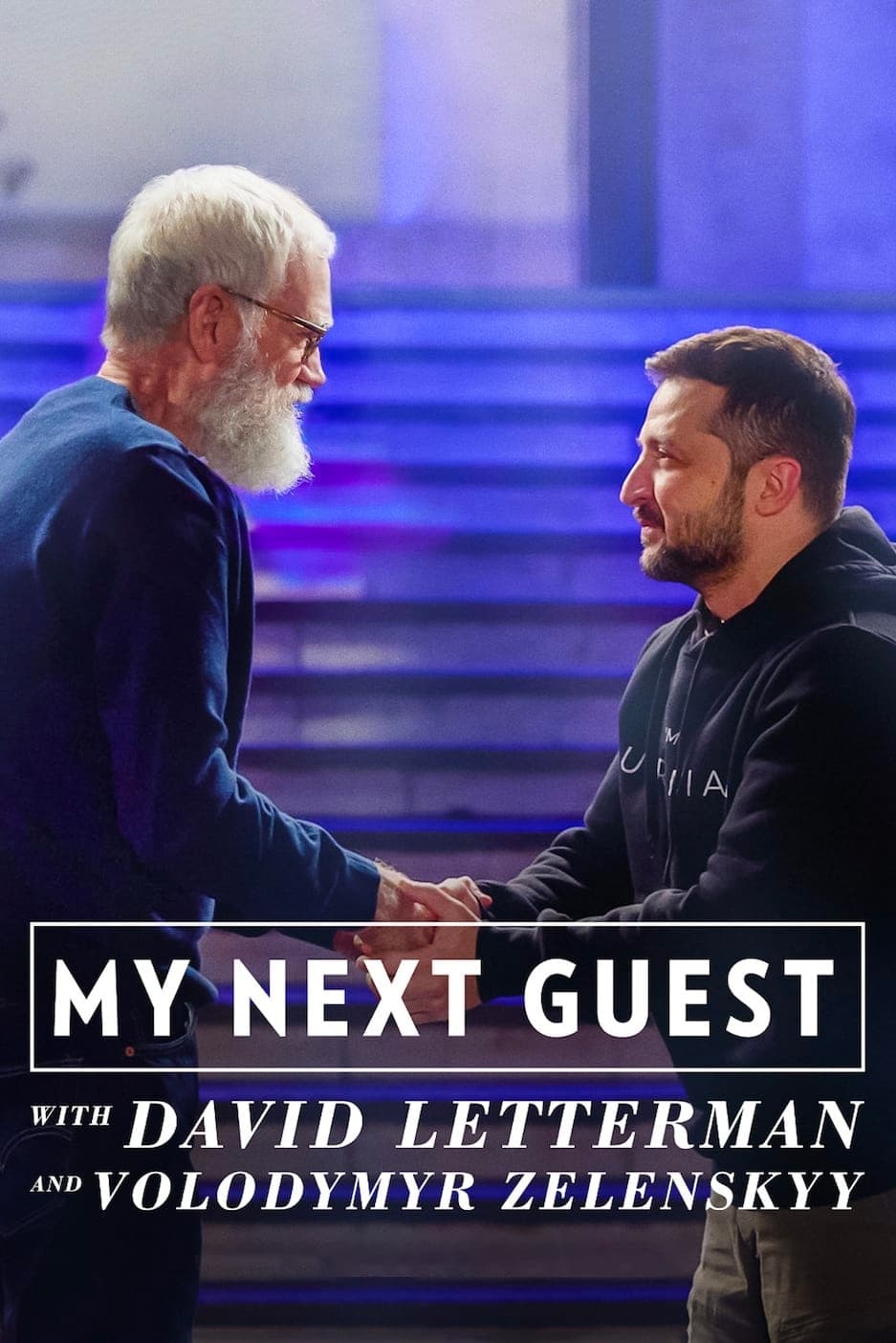 Poster phim David Letterman: Vị khách tiếp theo là Volodymyr Zelenskyy