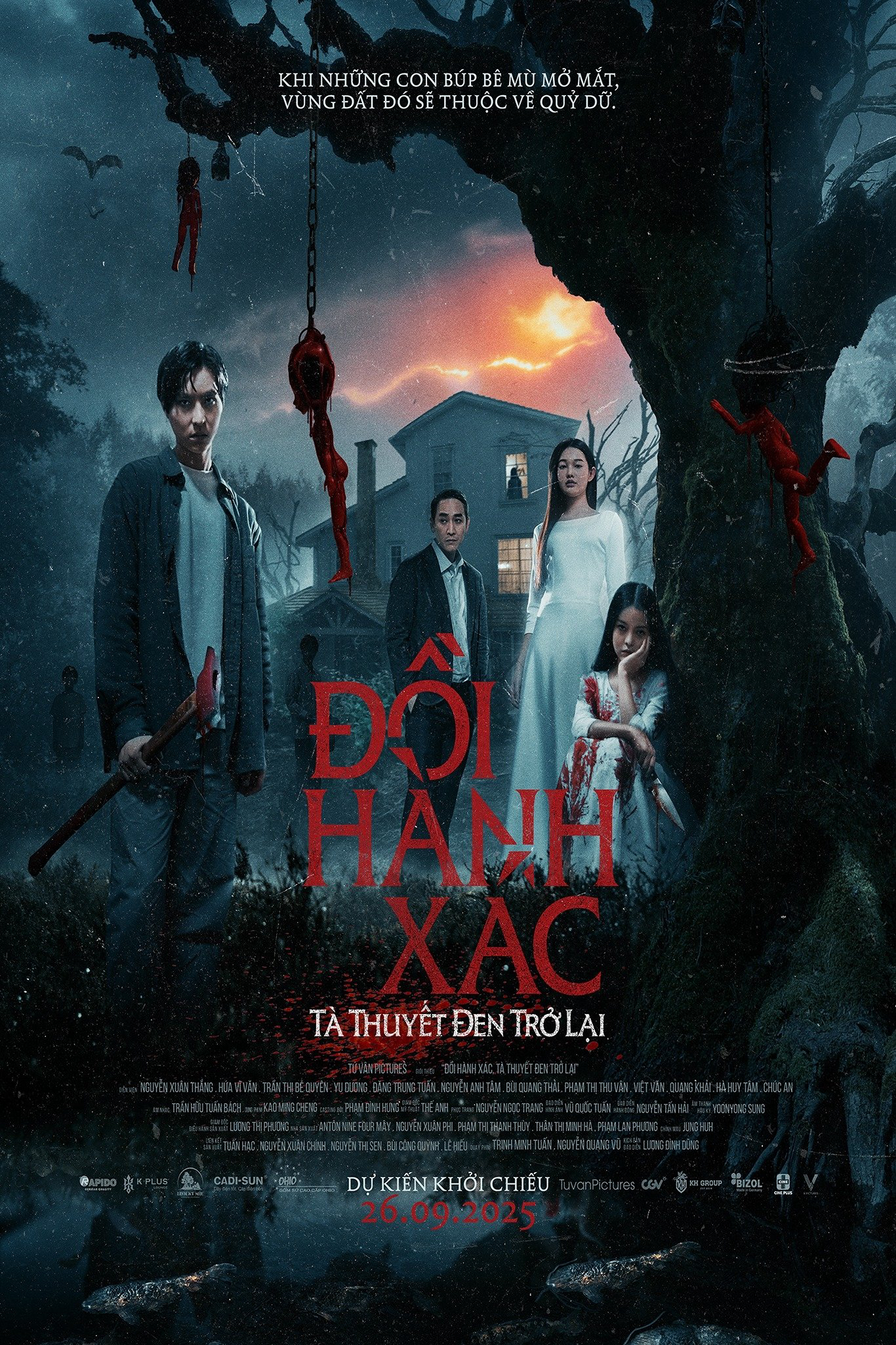 Poster phim Đồi Hành Xác: Tà Thuyết Đen Trở Lại