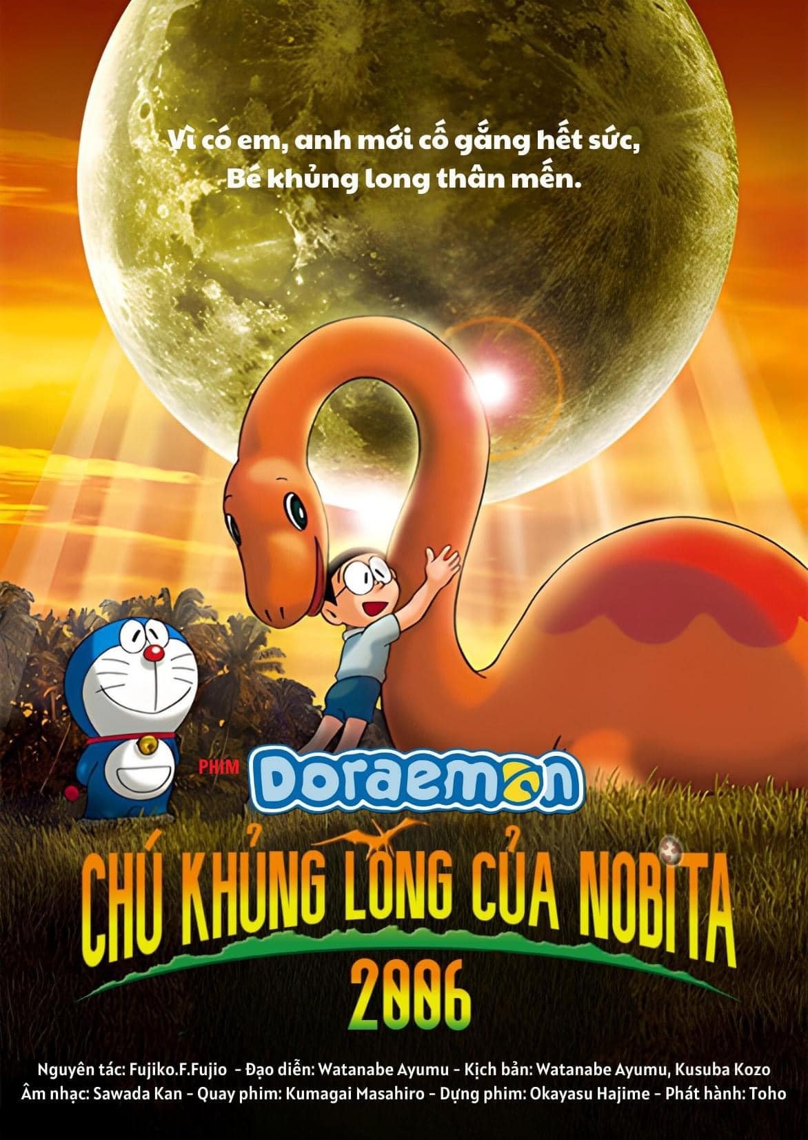 Poster phim Doraemon: Chú Khủng Long của Nobita