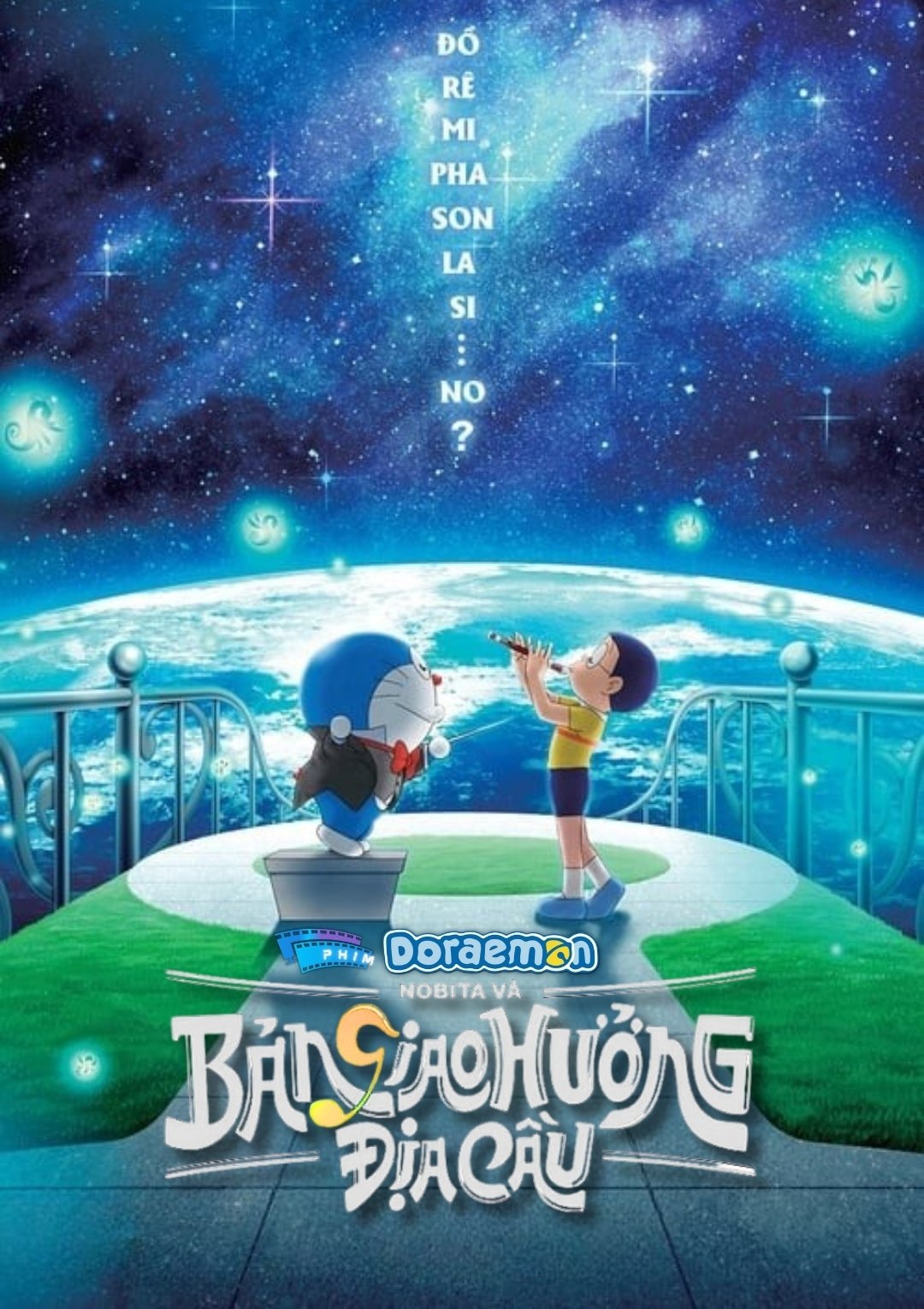 Poster phim Doraemon: Nobita và bản giao hưởng Địa Cầu