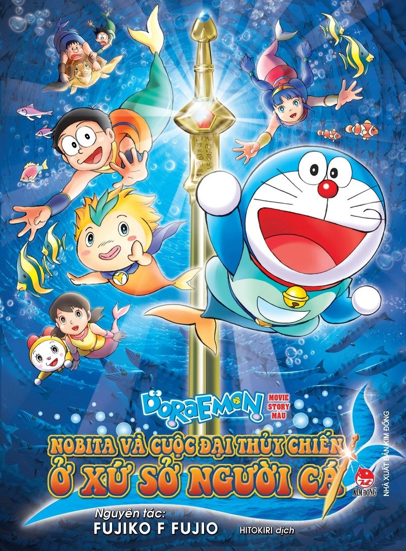 Poster phim Doraemon: Nobita và Cuộc Đại Thủy Chiến Ở Xứ Sở Người Cá