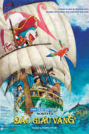 Poster phim Doraemon: Nobita và Đảo Giấu Vàng