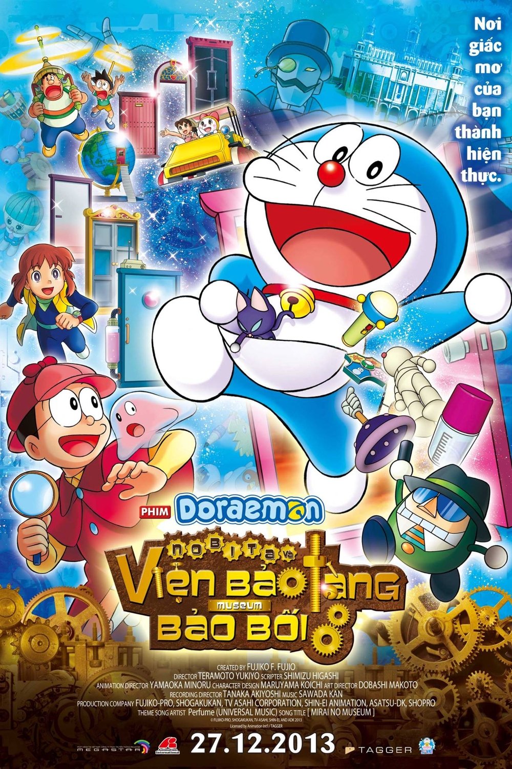 Poster phim Doraemon: Nobita Và Viện Bảo Tàng Bảo Bối