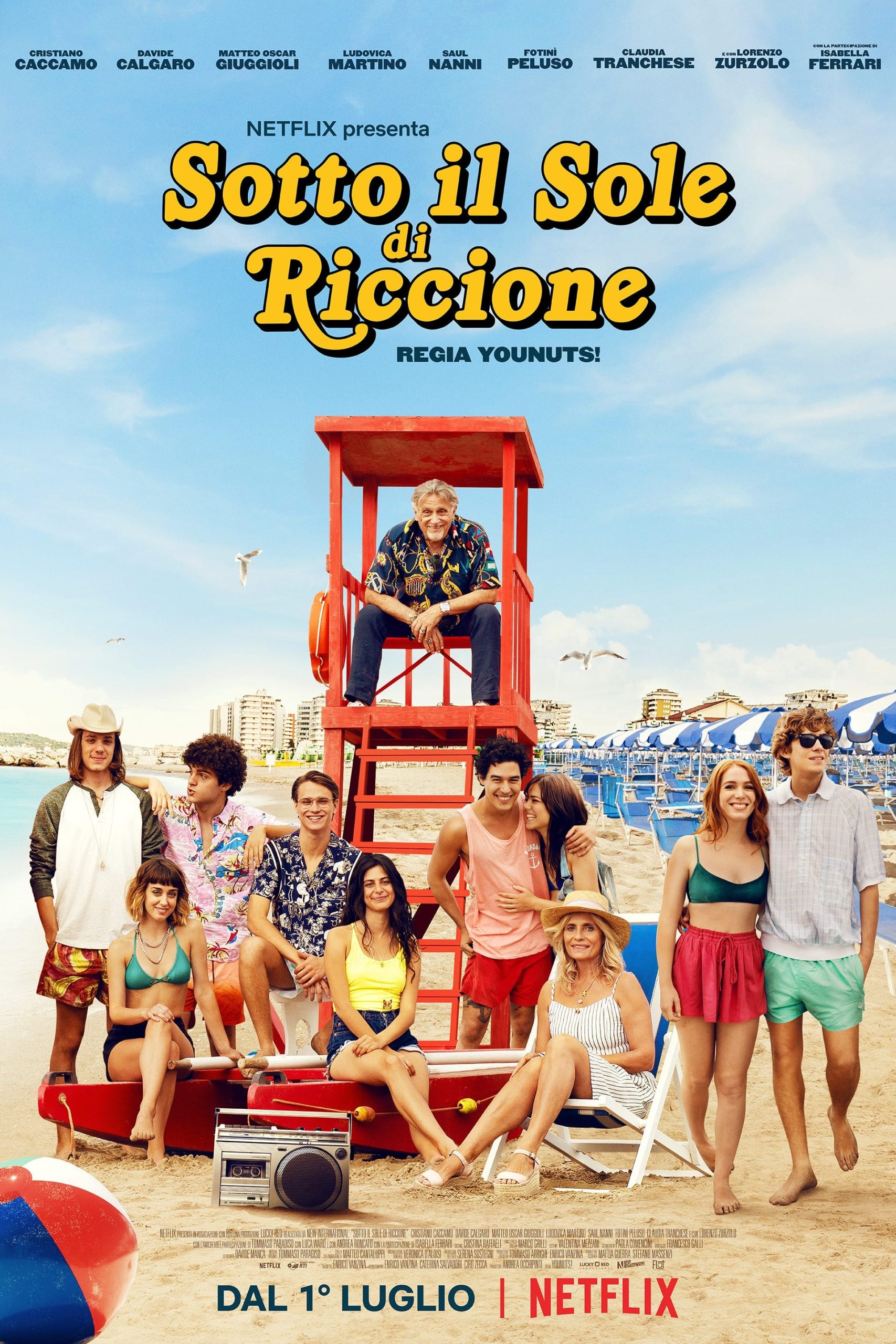 Poster phim Dưới nắng vàng Riccione