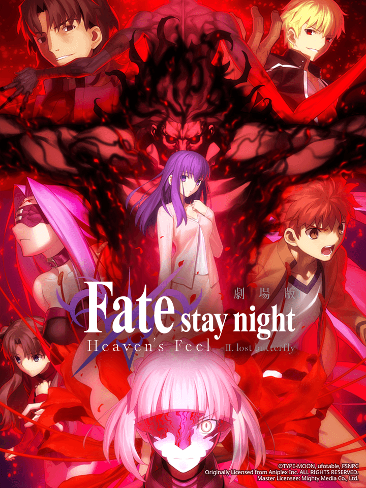 Poster phim Fate/stay night (Heaven’s Feel) II. Cánh bướm lạc đường