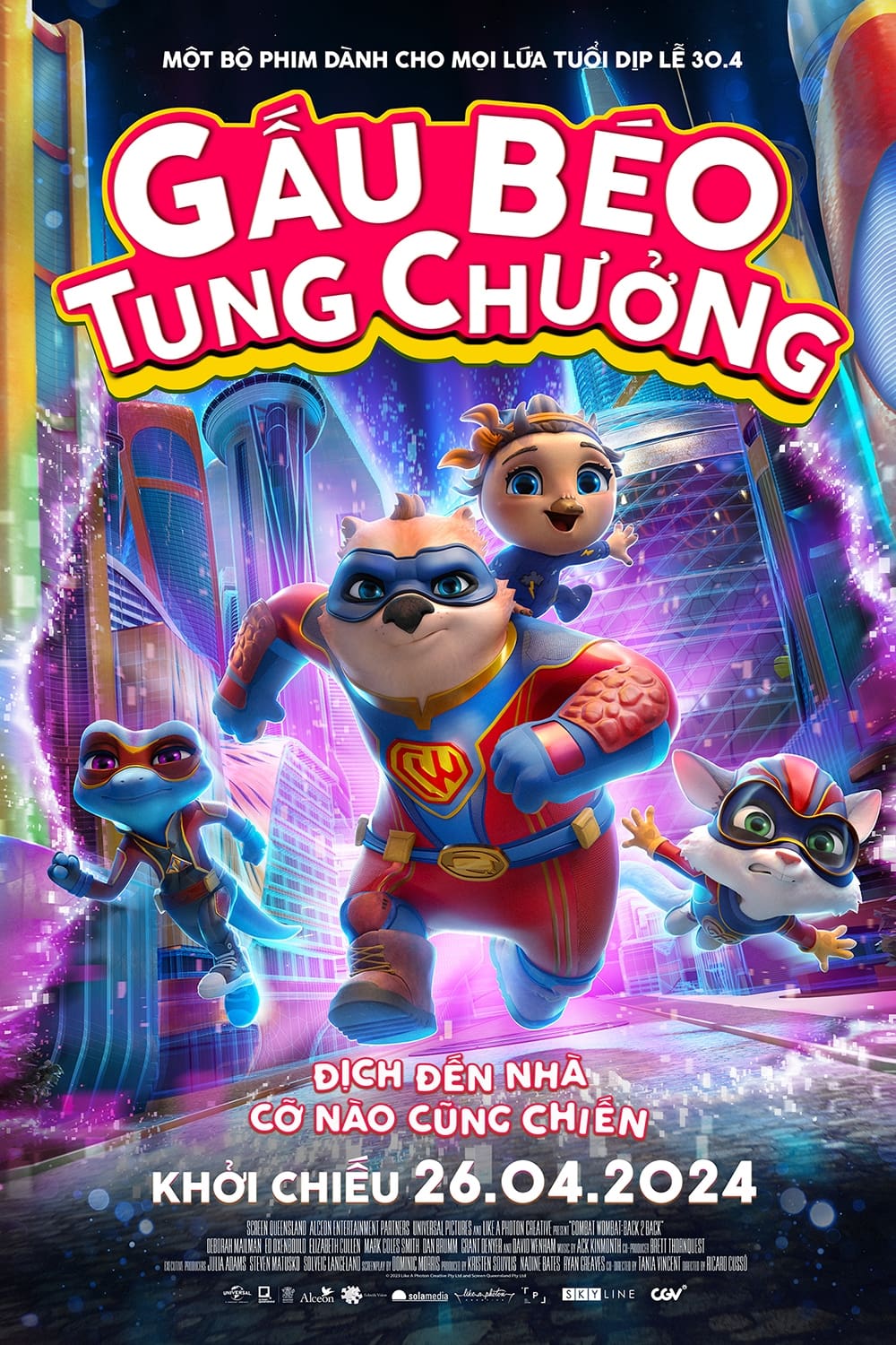 Poster phim Gấu Béo Tung Chưởng