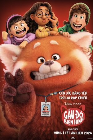 Poster phim Gấu Đỏ Biến Hình
