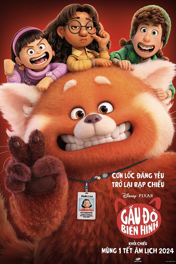 Poster phim Gấu Đỏ Biến Hình