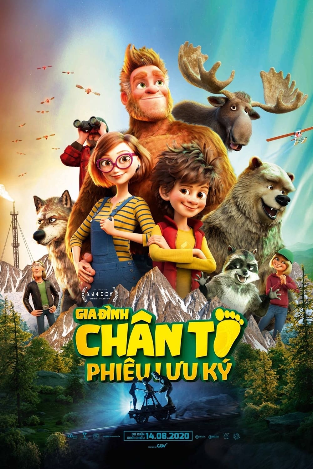 Poster phim Gia Đình Chân to Phiêu Lưu Ký