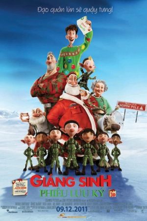 Poster phim Giáng sinh của Arthur