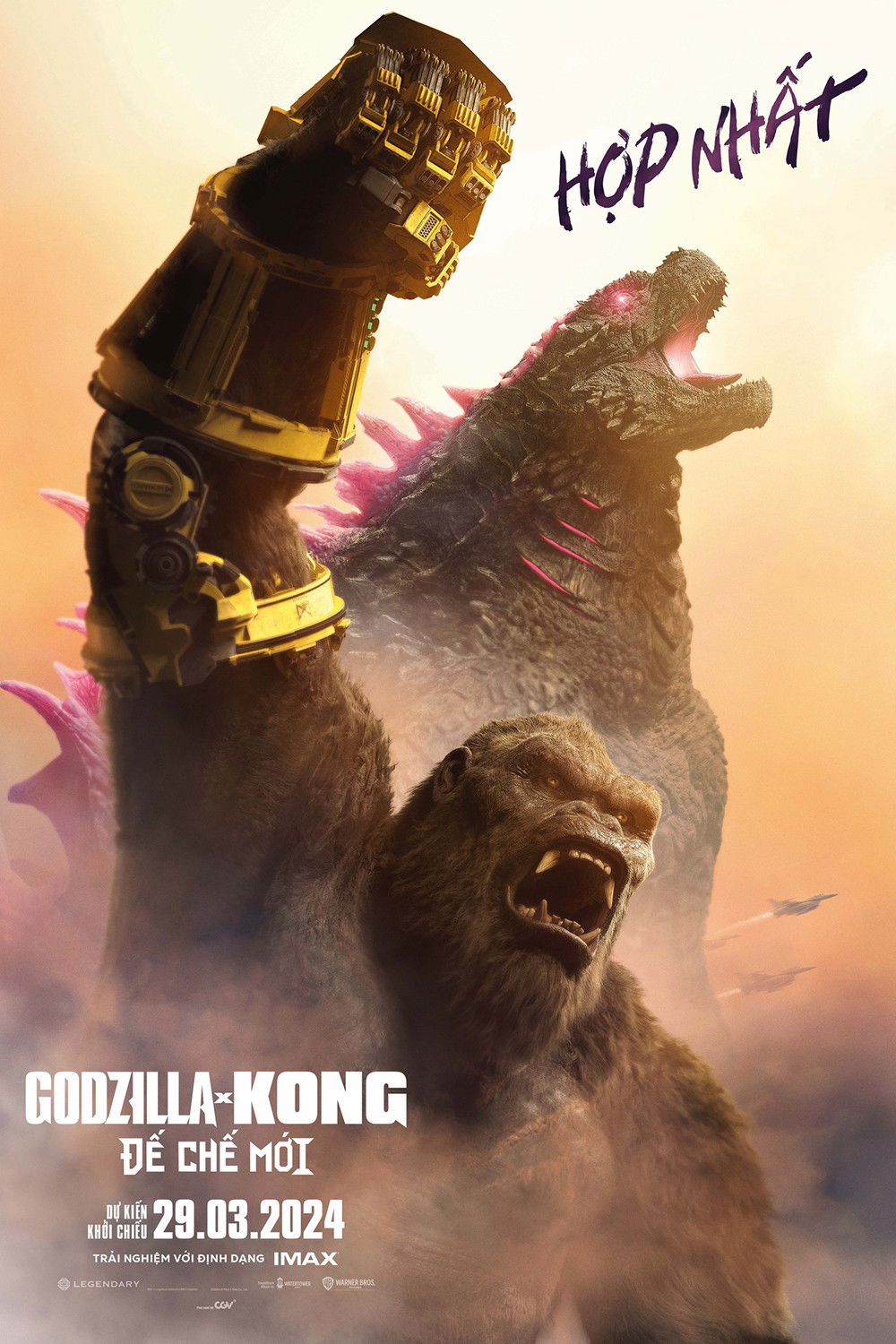 Poster phim Godzilla x Kong: Đế Chế Mới