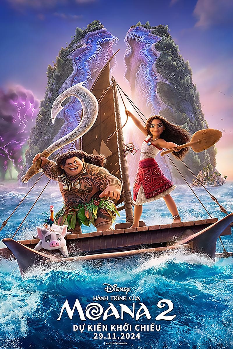 Poster phim Hành Trình Của Moana 2