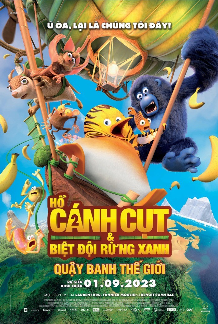 Poster phim Hổ Cánh Cụt Và Biệt Đội Rừng Xanh 2: Quậy Banh Thế Giới