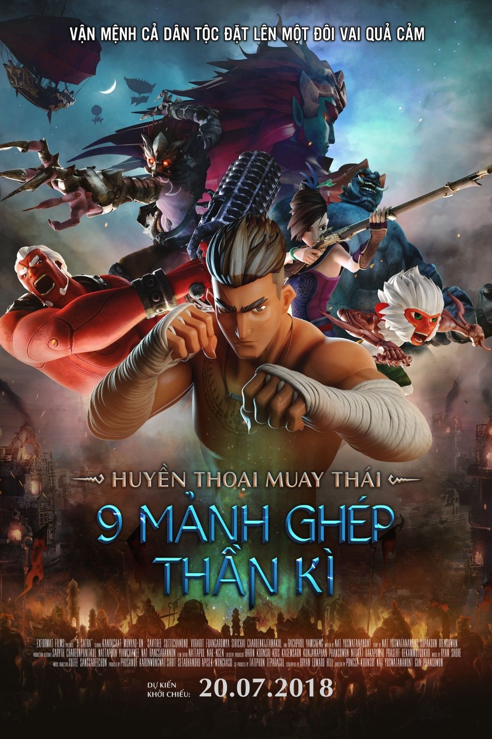 Poster phim Huyền Thoại Muay Thái: 9 Mảnh Ghép Thần Kỳ