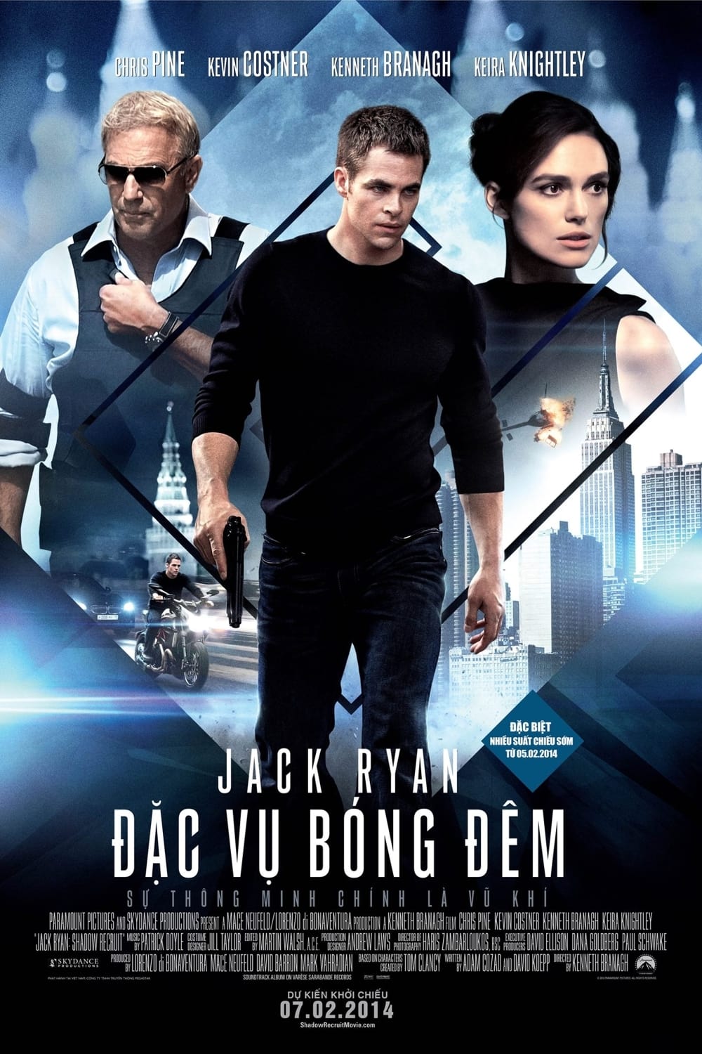 Poster phim Jack Ryan: Đặc Vụ Bóng Đêm