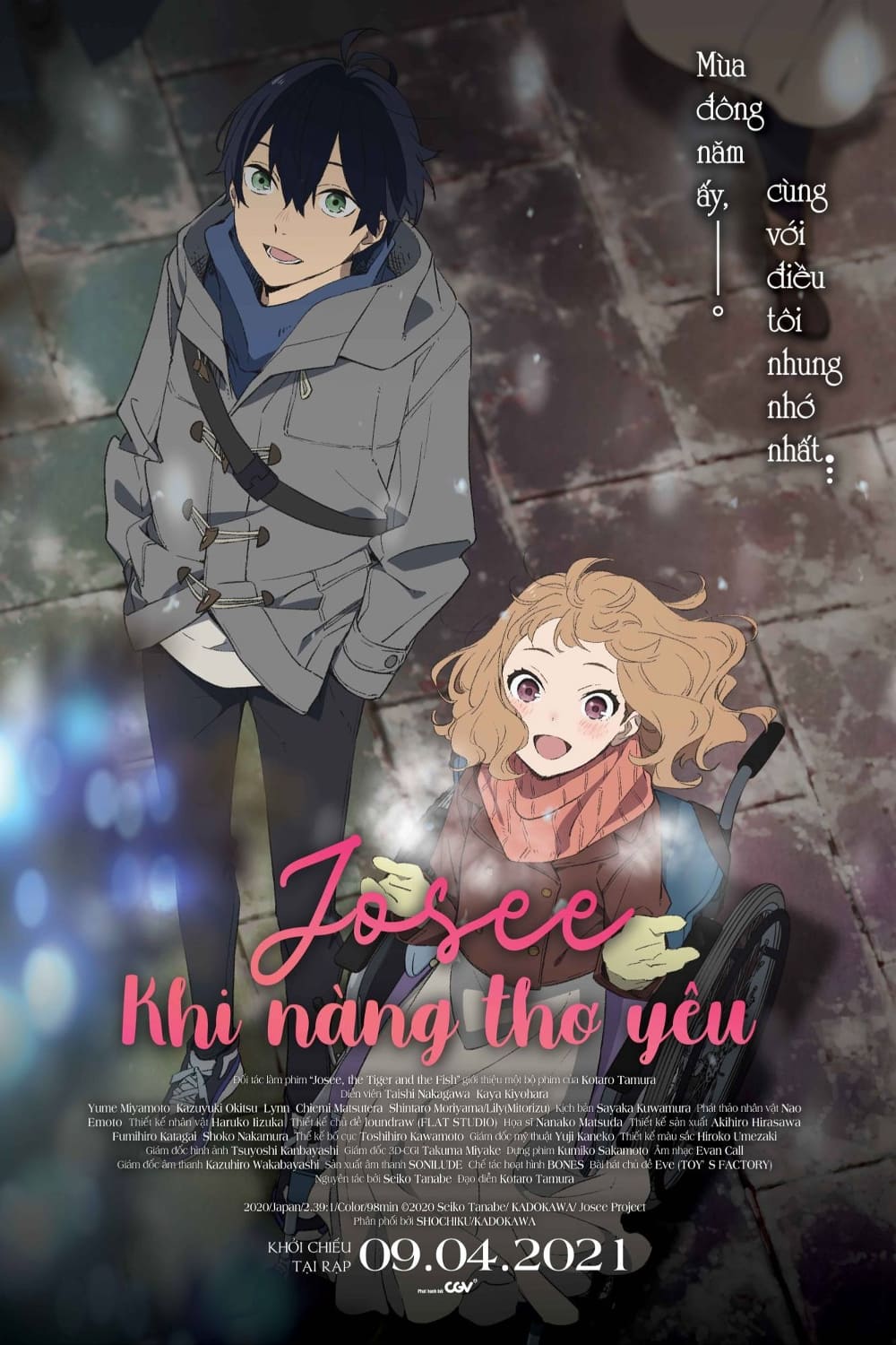 Poster phim Josee: Khi nàng thơ yêu