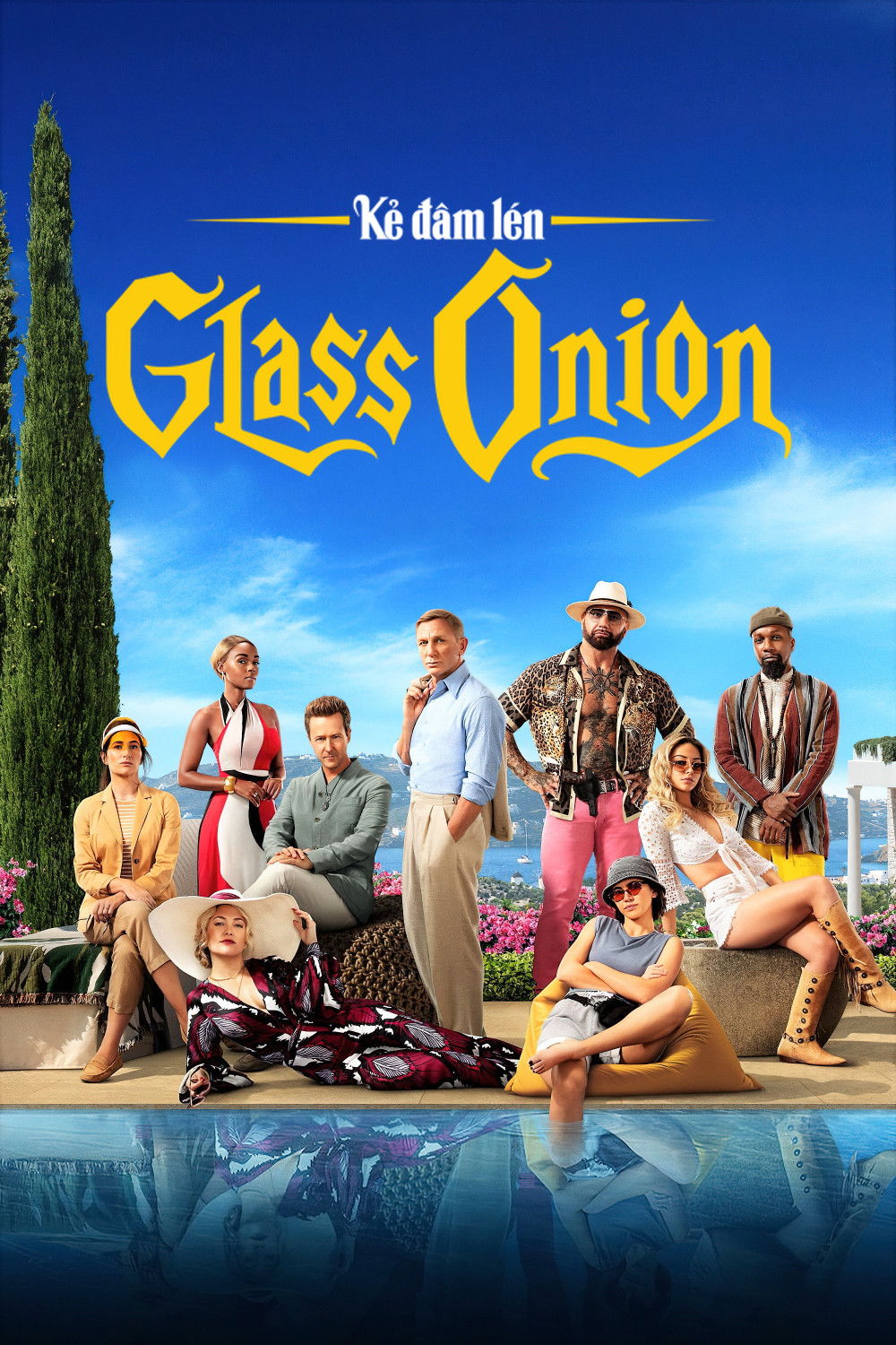 Poster phim Kẻ đâm lén: Glass Onion