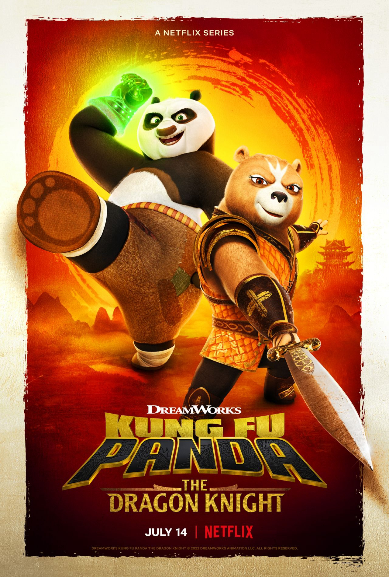 Poster phim Kung Fu Panda: Hiệp sĩ rồng (Phần 3)