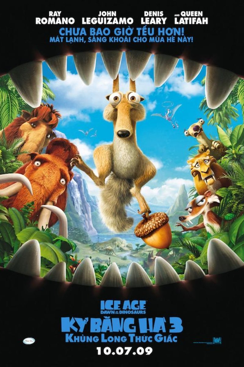 Poster phim Kỷ Băng Hà 3: Khủng Long Thức Giấc