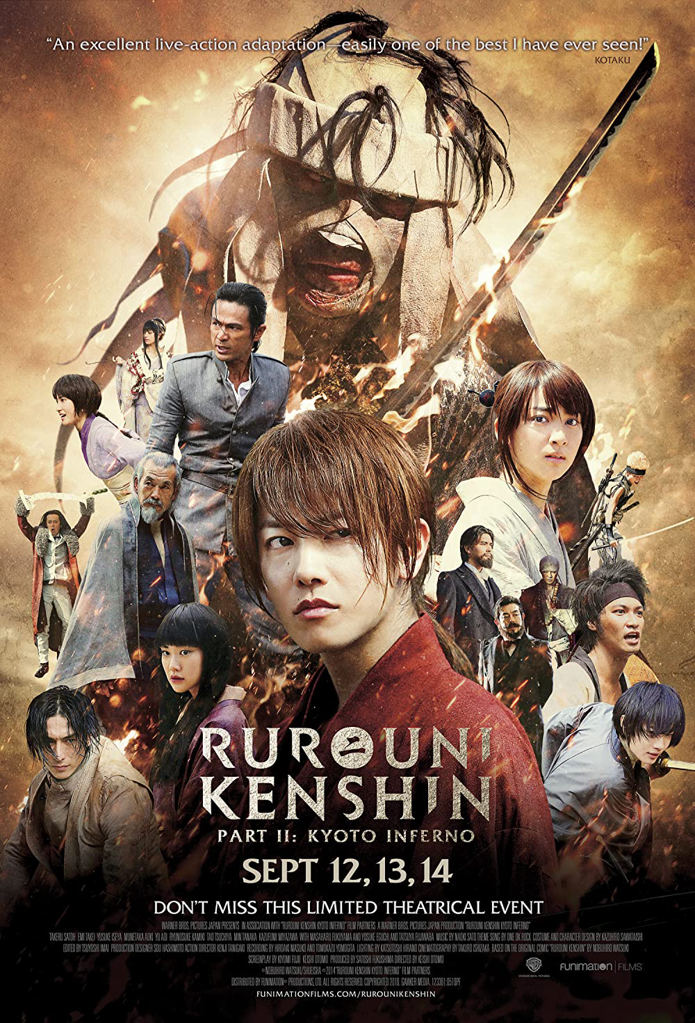 Poster phim Lãng khách Kenshin 2: Đại Hỏa Kyoto